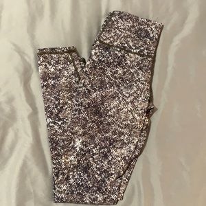 Snakeskin patterned Fabletics leggings XXS